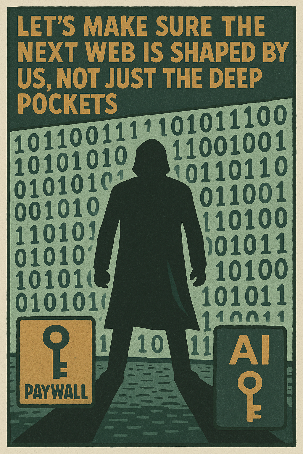 Cloudflare Pay-Per-Crawl and AI gatekeeping illustration